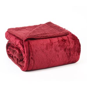 Cobertor-Dupla-Face-Sherpa-Casal-Listras-Vermelho