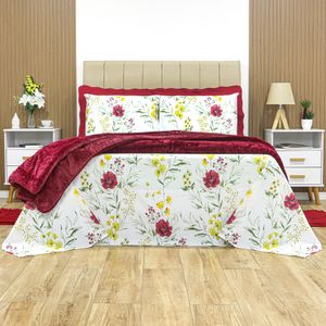 Jogo-de-Cama-Casual-Estampado-Solteiro---SUMMER-ROSA
