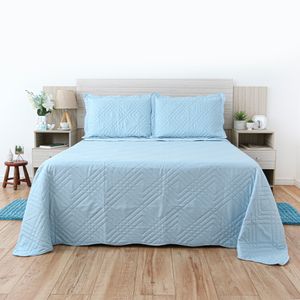 KIT-CAMA-ACETINADO-ULTRASSONIC-QUEEN---PRENSAS-ESPACOSAS-AZUL-CLARO