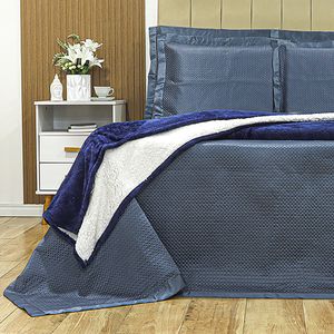 MANTA-SHERPA-CASAL-DELUXE---TRIGO-AZUL-MARINHO