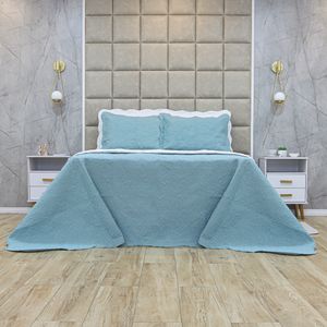 KIT-CAMA-CASAL-ACETINADO-ULTRASSONIC---PETALAS-VERDE