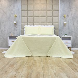 KIT-CAMA-CASAL-ACETINADO-ULTRASSONIC---PAVAO-AMARELO