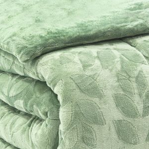 EDREDOM-CASAL-PLUSH-AIRBLOOM-CLASSIC---FOLHAS-VERDE