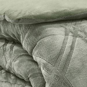 EDREDOM-CASAL-PLUSH-AIRBLOOM-CLASSIC---GEOMETRIC-VERDE