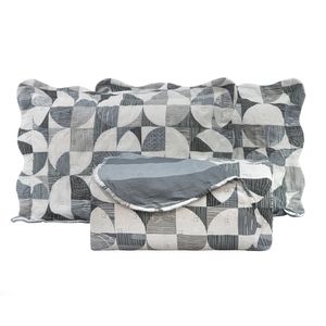 KIT-CAMA-KING-ULTRA-LISSE-BELLE---CINZA-GEO