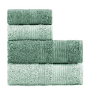 JOGO-DE-BANHO-4-PECAS-FIO-EGIPCIO-600-GRAMAS-SUPREME-100--ALGODAO---VERDE.1.25-VERDE-ESC.1.25