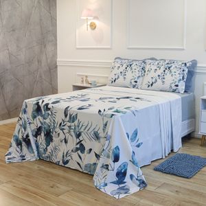JOGO-DE-CAMA-QUEEN-250-MICROPERCAL-CLASSIC---FLORES-AZUL